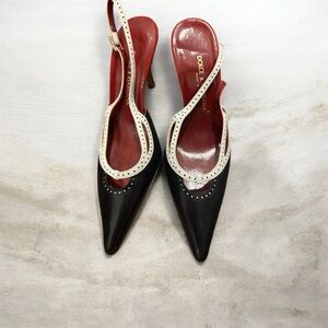 Dolce & Gabbana Black and White Heels